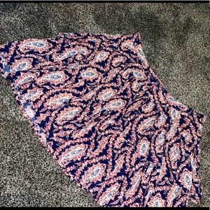 Purple and Pink Paisley MiniSkirt